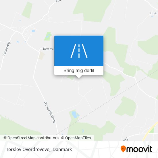 Terslev Overdrevsvej kort