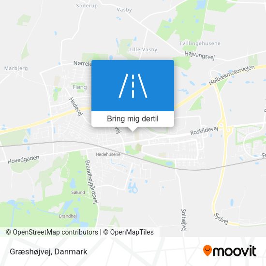 Græshøjvej kort