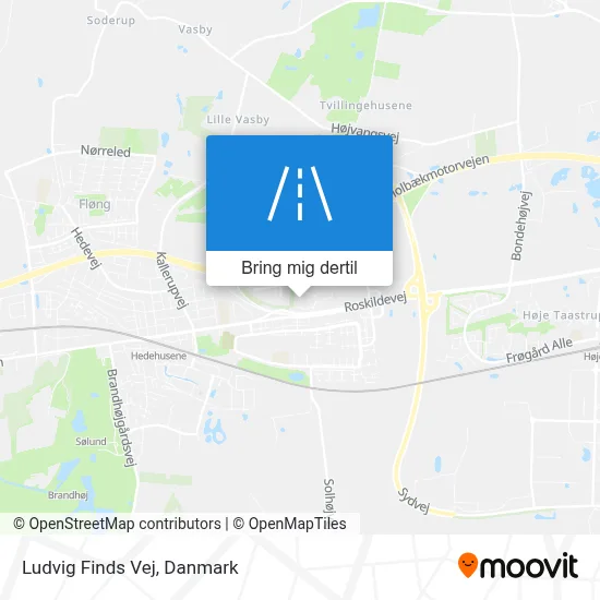 Ludvig Finds Vej kort