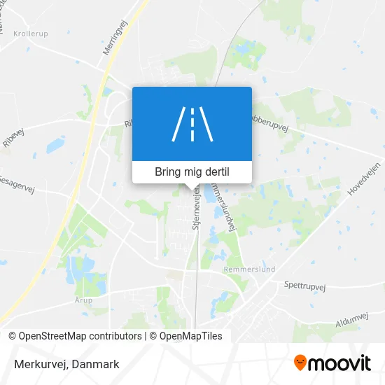Merkurvej kort