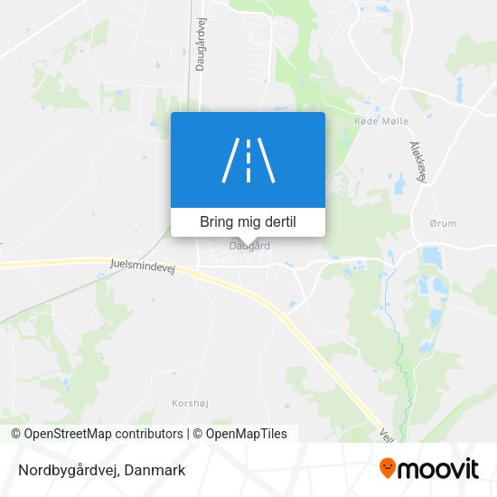 Nordbygårdvej kort