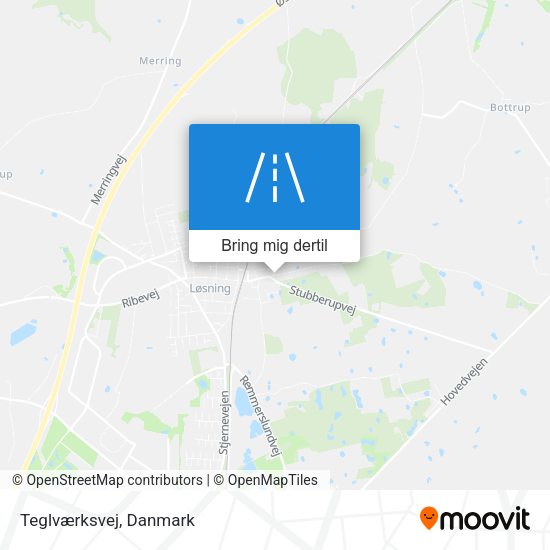 Teglværksvej kort