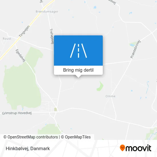 Hinkbølvej kort