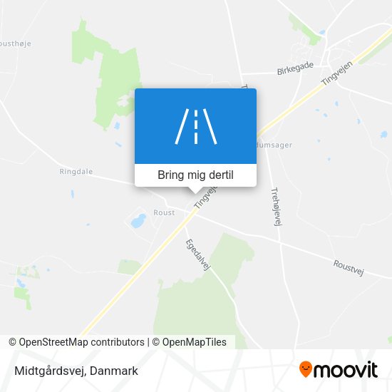 Midtgårdsvej kort