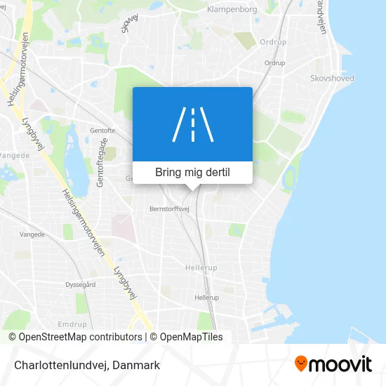 Charlottenlundvej kort