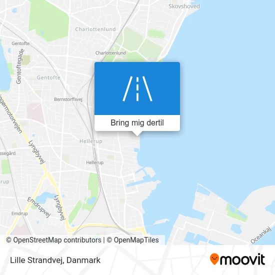 Lille Strandvej kort