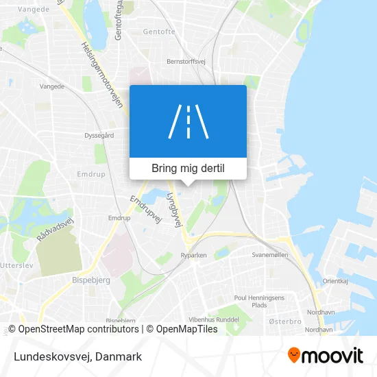 Lundeskovsvej kort
