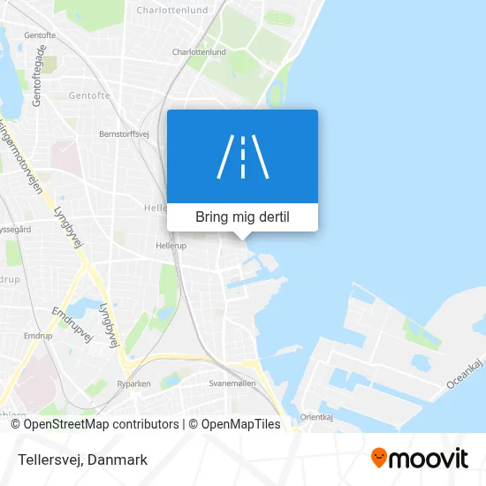Tellersvej kort