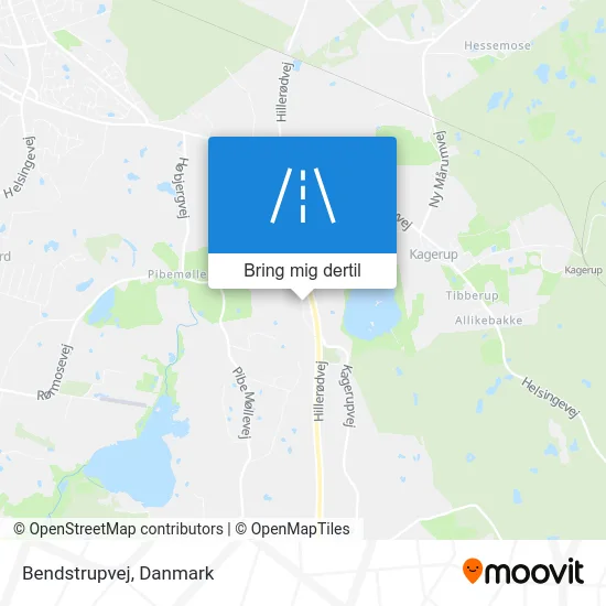 Bendstrupvej kort