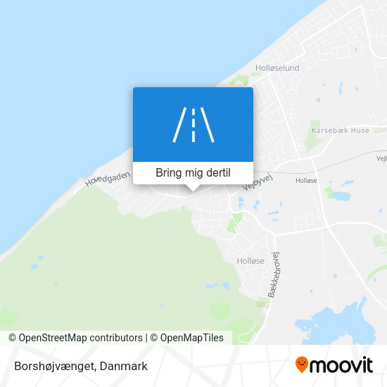 Borshøjvænget kort