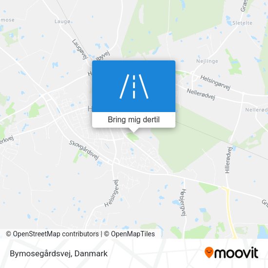 Bymosegårdsvej kort