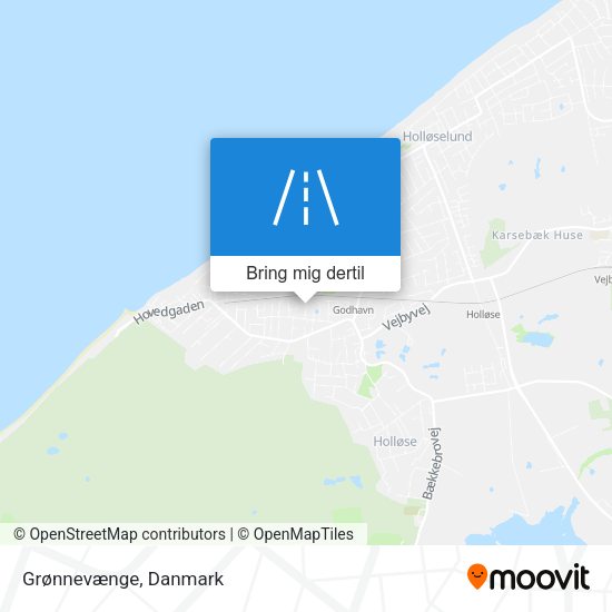 Grønnevænge kort