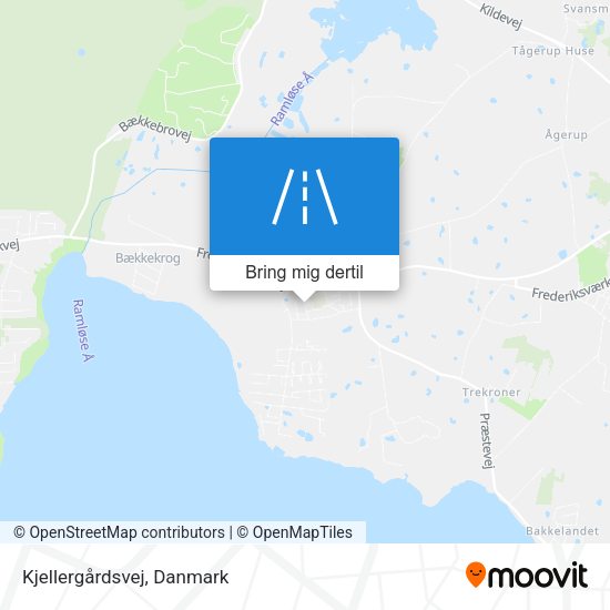 Kjellergårdsvej kort