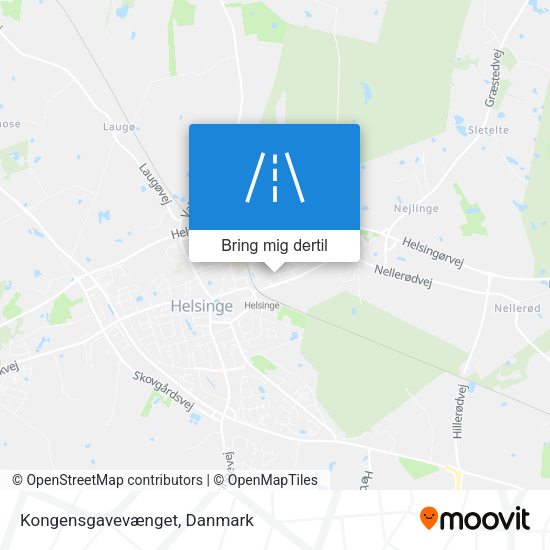 Kongensgavevænget kort