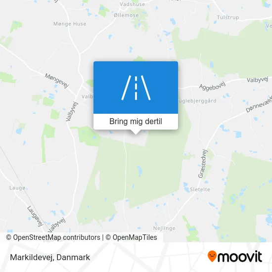 Markildevej kort