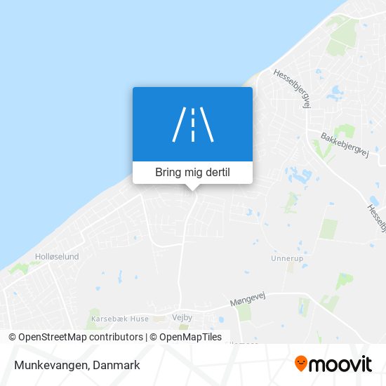 Munkevangen kort