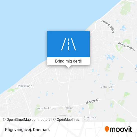 Rågevangsvej kort