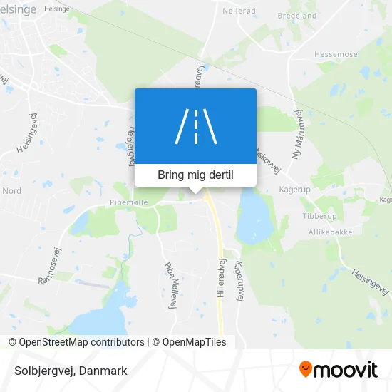 Solbjergvej kort
