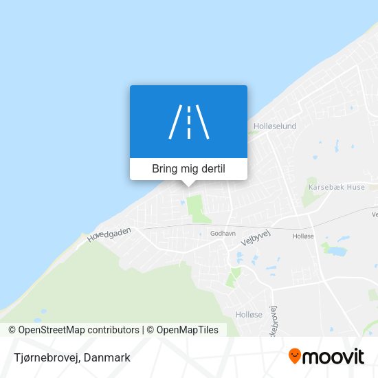 Tjørnebrovej kort