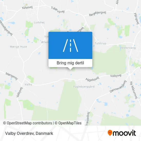 Valby Overdrev kort