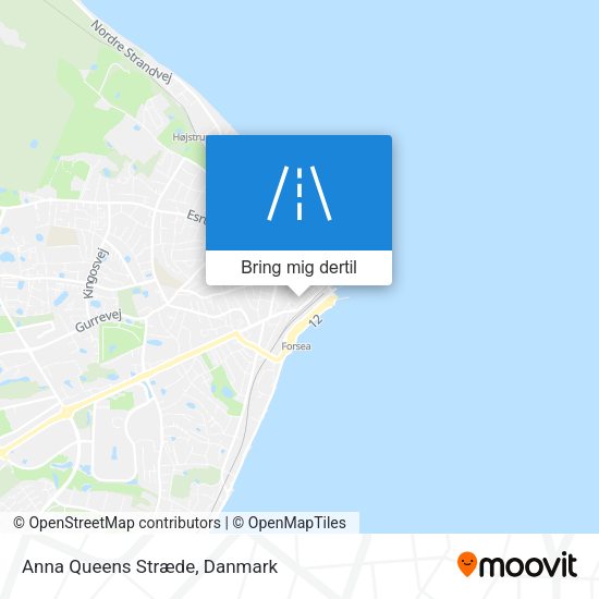 Anna Queens Stræde kort