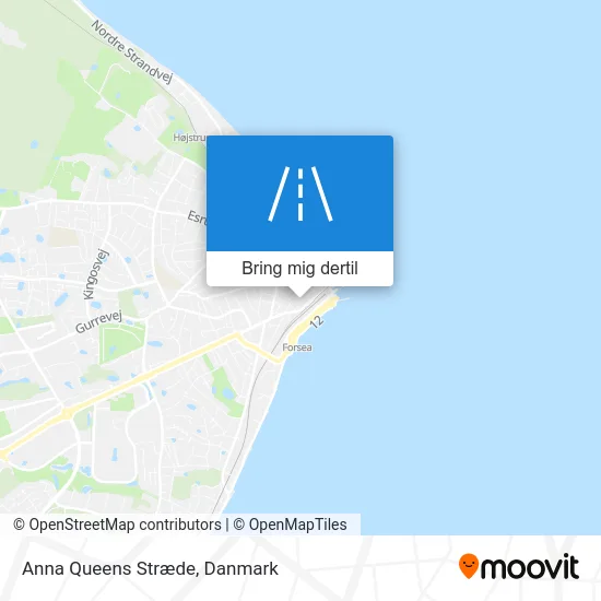 Anna Queens Stræde kort