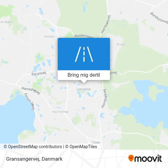 Gransangervej kort