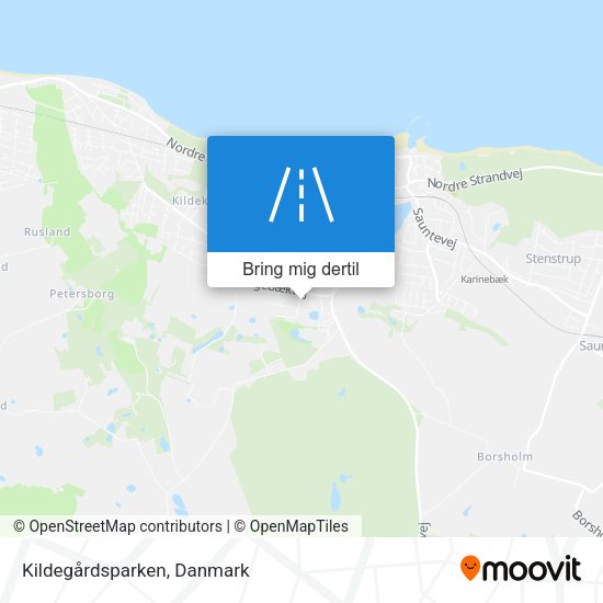 Kildegårdsparken kort