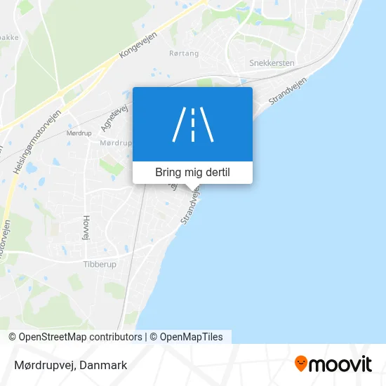 Mørdrupvej kort