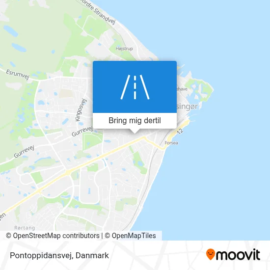 Pontoppidansvej kort