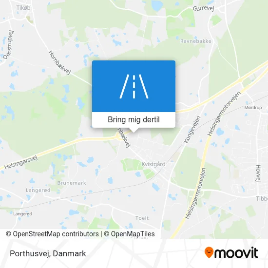 Porthusvej kort