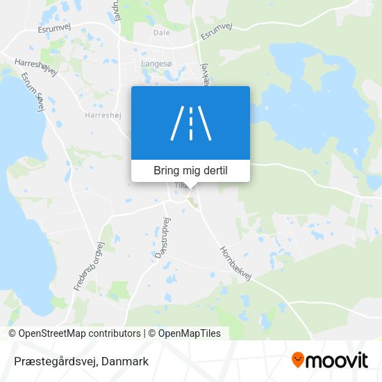 Præstegårdsvej kort