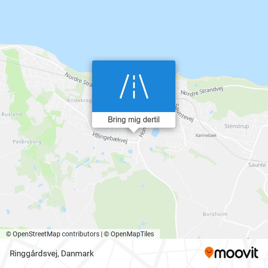 Ringgårdsvej kort
