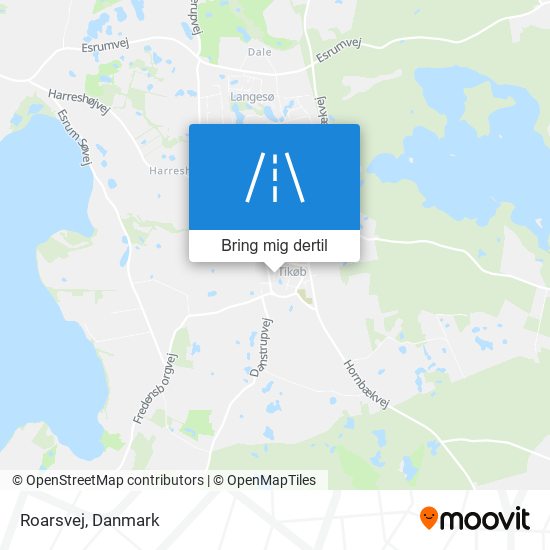 Roarsvej kort