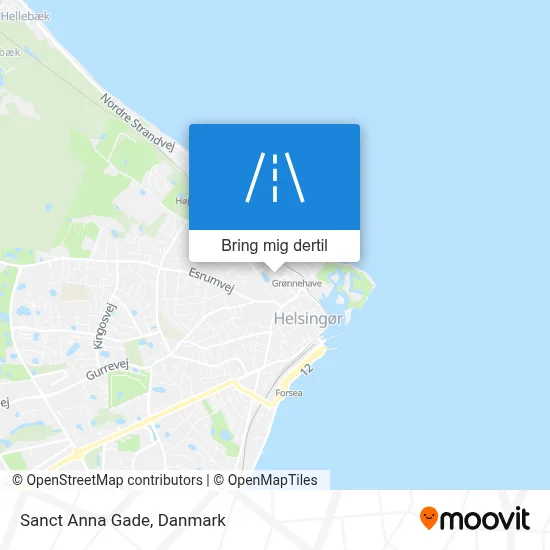 Sanct Anna Gade kort