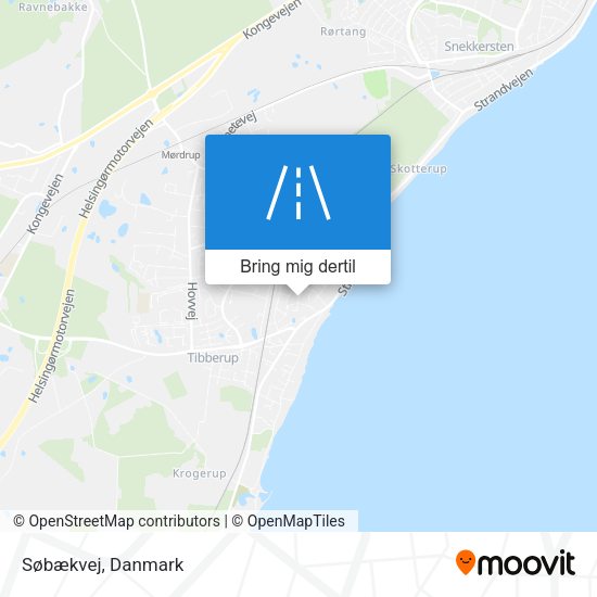 Søbækvej kort