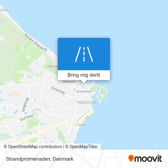 Strandpromenaden kort