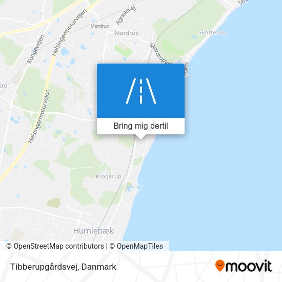 Tibberupgårdsvej kort