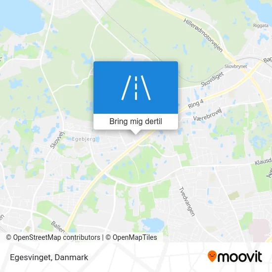 Egesvinget kort