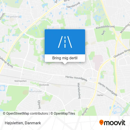 Højsletten kort