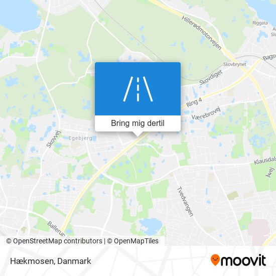 Hækmosen kort