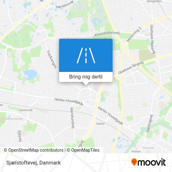 Sjælstoftevej kort