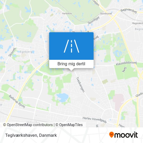 Teglværkshaven kort