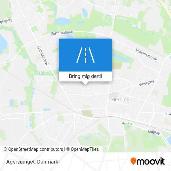 Agervænget kort