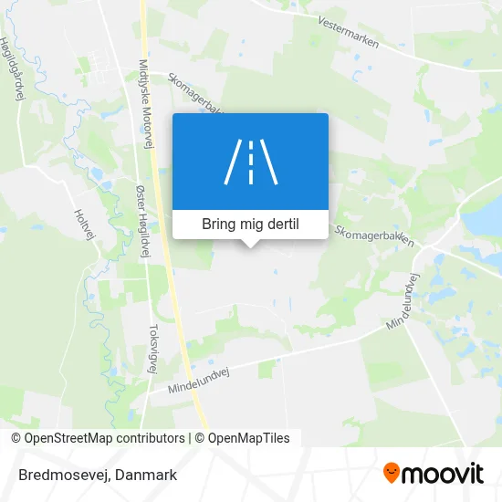 Bredmosevej kort