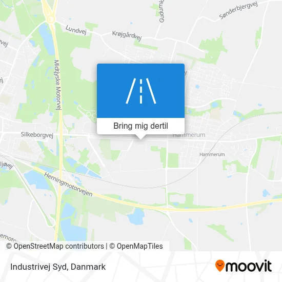 Industrivej Syd kort