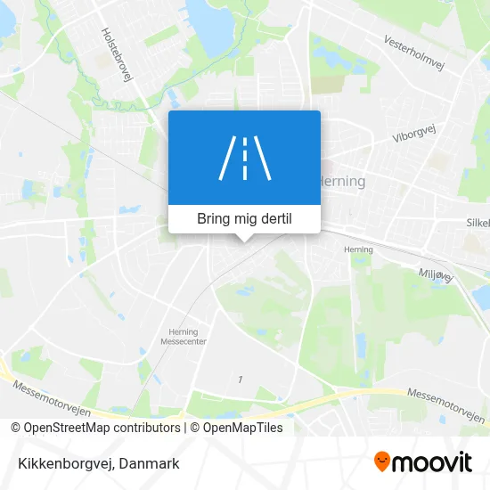 Kikkenborgvej kort