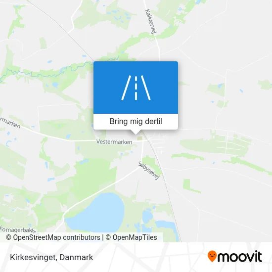 Kirkesvinget kort