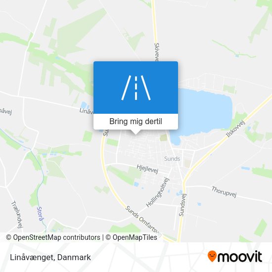 Linåvænget kort