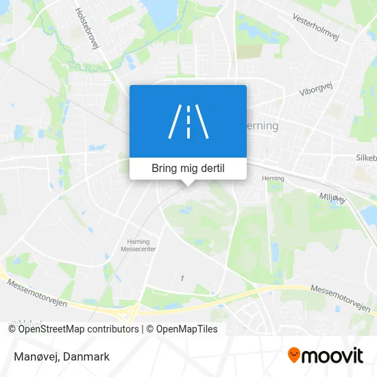 Manøvej kort